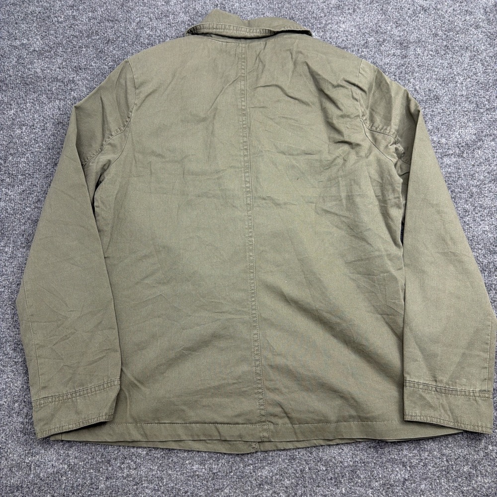 Forever Flower Clothing Co L Olive Green with embroidered Eagles Snap Jacket - Picture 5 of 6